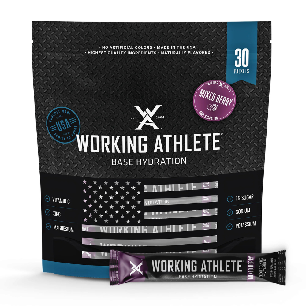 Working Athlete Base Hydration Packets from GME Supply
